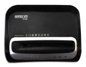 Шредер Office Kit S218 (1,9x13) черный (секр.P-5) фрагменты 22лист. 30лтр. скрепки скобы пл.карты CD