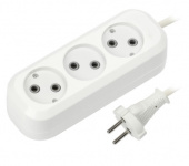 Удлинитель SMARTBUY SBE-10-3-1.5-N 3 гнезда 1.5 метра (10А/2.2кВт, ПВС 2х1.0)