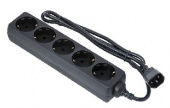 EXEGATE SPU-5-0.5B (5 роз/0.5M/UPS вилка) черный
