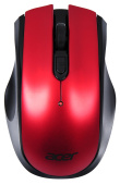 Мышь Acer OMR032 черный/красный оптическая (1600dpi) беспроводная USB (3but)