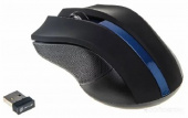 OKLICK 615MW черный/синий оптическая (1000dpi) беспроводная USB (2but)