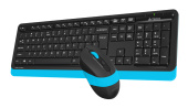 Клавиатура + мышь A4Tech Fstyler FG1010 клав:черный/синий мышь:черный/синий USB беспроводная Multimedia