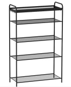 ЗМИ Подставка для обуви "Верона 25" (VERONA 25 shoe rack), черный ПДОВ25 Ч