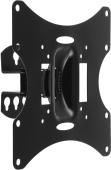 Кронштейн для телевизора Ultramounts UM 858 черный 17"-43" макс.30кг настенный поворот и наклон