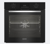 Встраиваемый электрический духовой шкаф Indesit IFE 3644 BL черный/серебристый