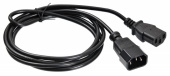 Кабель-удлинитель Buro AN23-1008 IEC C13 IEC C14 1.8м черный