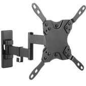 Кронштейн для телевизора Ultramounts UM 866B черный 15"-42" макс.20кг настенный поворот и наклон