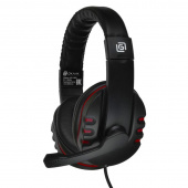 OKLICK HS-L380G ABBADON черный/красный