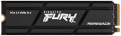 Накопитель SSD Kingston PCI-E 4.0 x4 2000Gb SFYRDK/2000G Fury Renegade M.2 2280