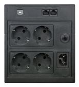 Источник бесперебойного питания Powercom Raptor RPT-2000AP LCD 1200Вт 2000ВА черный