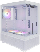 Корпус 1STPlayer MIKU Mi7-A белый без БП MidiTower ATX (Mi7-A-WH-2F1R-W-1F1-W)