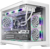 Корпус 1STPlayer UVIEW UV6 белый без БП MiniTower mATX (UV6-WH)
