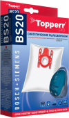 Пылесборник Topperr BS20 синтетический д/Bosch Siemens H,A,G,D,B Тип С, Е, F 4 шт.