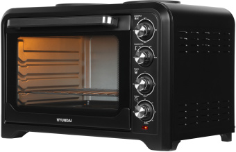 Мини-печь Hyundai MIO-HY098 42л. 1600Вт черный