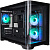 Корпус 1STPlayer UVIEW UV6 черный без БП MiniTower mATX (UV6-BK-2FC7R-1FC7)