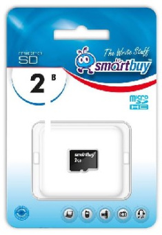 SMARTBUY MicroSD 2GB+адаптер