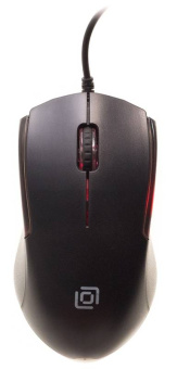 Мышь Оклик 245M черный оптическая (1000dpi) USB (3but)