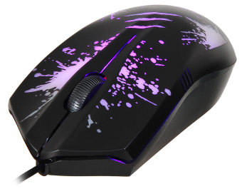 Мышь Оклик 399M STIGMA черный оптическая (1000dpi) USB (3but)
