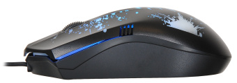 Мышь Оклик 399M STIGMA черный оптическая (1000dpi) USB (3but)