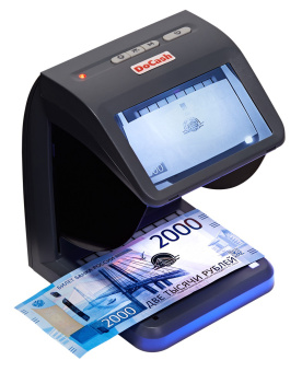 Детектор банкнот Docash Mini Combo просмотровый мультивалюта