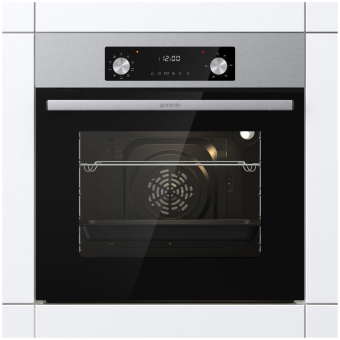 Электрический духовой шкаф Gorenje BO6737E02NX черный