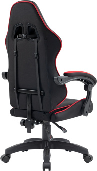 Кресло игровое Defender SORRENTO текстиль черный/красный (64028)