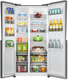 Холодильник Haier HRF-523DS6RU серебристый