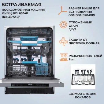 Посудомоечная машина KORTING KDI 60340