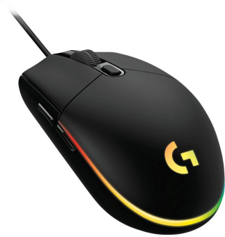 Мышь Logitech G102 LIGHTSYNC черный оптическая (8000dpi) USB (6but)