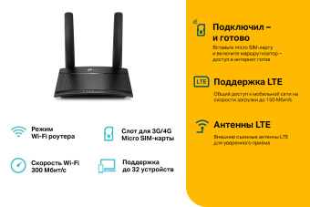 Маршрутизатор TP-LINK TL-MR100