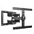 Кронштейн для телевизора Kromax Ultra Slim-102 черный 32"-90" макс.60кг настенный поворот и наклон (90653)
