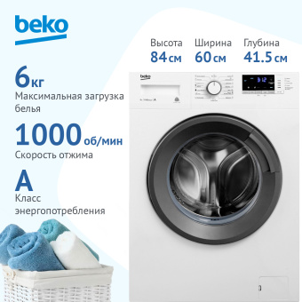 Стиральная машина BEKO WRE6512ZAW