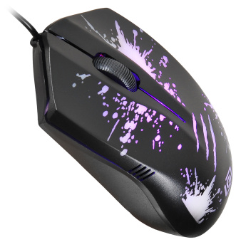 Мышь Оклик 399M STIGMA черный оптическая (1000dpi) USB (3but)