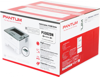 Принтер лазерный Pantum P3302DN A4 Duplex Net белый