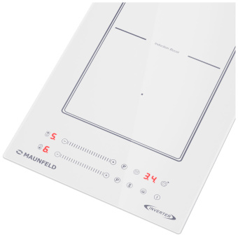 Индукционная варочная панель Maunfeld CVI292S2BWH Inverter белый