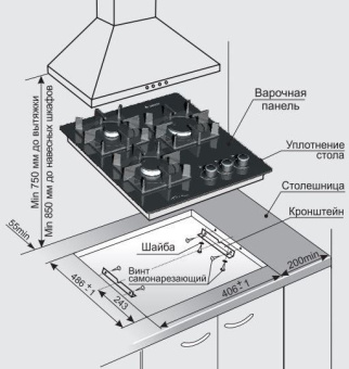 Варочная панель GEFEST ПВГ 2100-01 К32