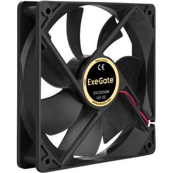 Вентилятор ExeGate EX12025SM черный 120x25мм1200rpm Molex (EX283394RUS)