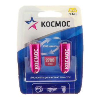 КОСМОС KOCR6NIMH2700MAH2BL