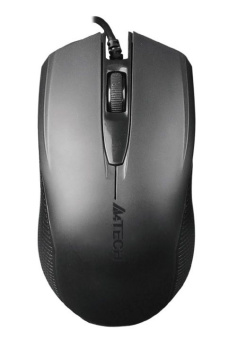 Мышь A4Tech OP-760 черный оптическая (1000dpi) USB (3but)