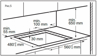 Электрическая панель MAUNFELD EEHG.642VC.3CB/KG
