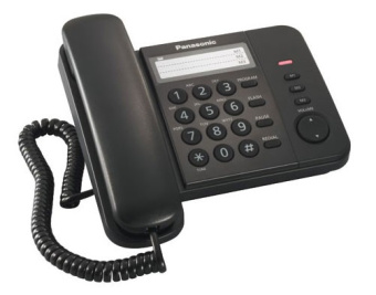 Телефоны проводные PANASONIC KX-TS2352RUB