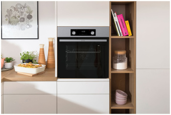 Электрический духовой шкаф Gorenje BO6737E02NX черный