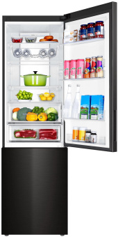 Холодильник Haier C4F740CBXGU1 черная нержавеющая сталь 