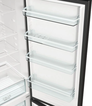 Холодильник Gorenje NRK6202EBXL4  черный мат.
