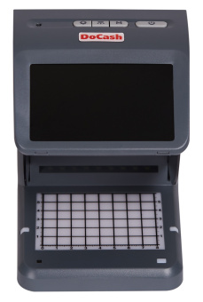 Детектор банкнот Docash Mini Combo просмотровый мультивалюта