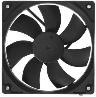 Вентилятор Gembird FANCASE3 черный 120x25мм 2000rpm 3pin