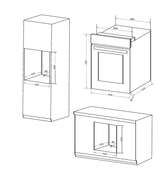Шкаф духовой электрический MAUNFELD EOEC516W