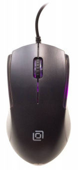 Мышь Оклик 245M черный оптическая (1000dpi) USB (3but)