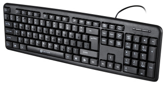 Клавиатура Oklick 90M black USB