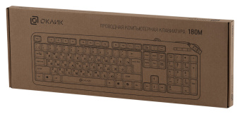 Клавиатура Oklick 180M black USB